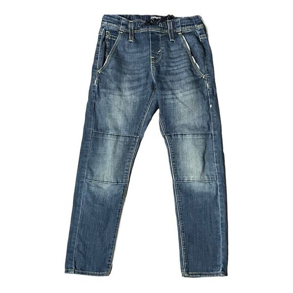 Levi's Other - DENIZEN Boys Levis Jeans Elasticized Waist & Drawstring Sz 8 Light Distressing